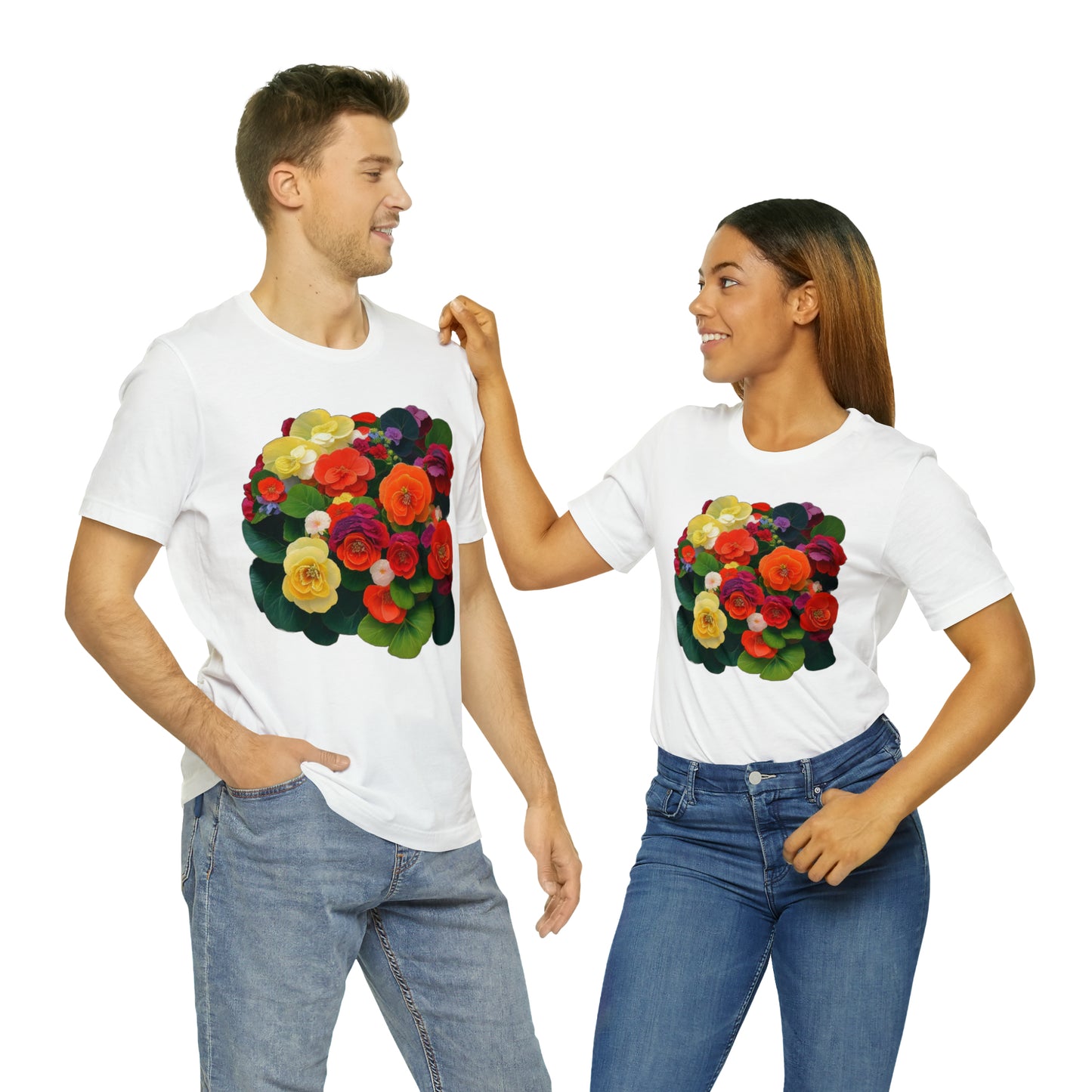 Begonia -- Unisex Jersey Short Sleeve Tee