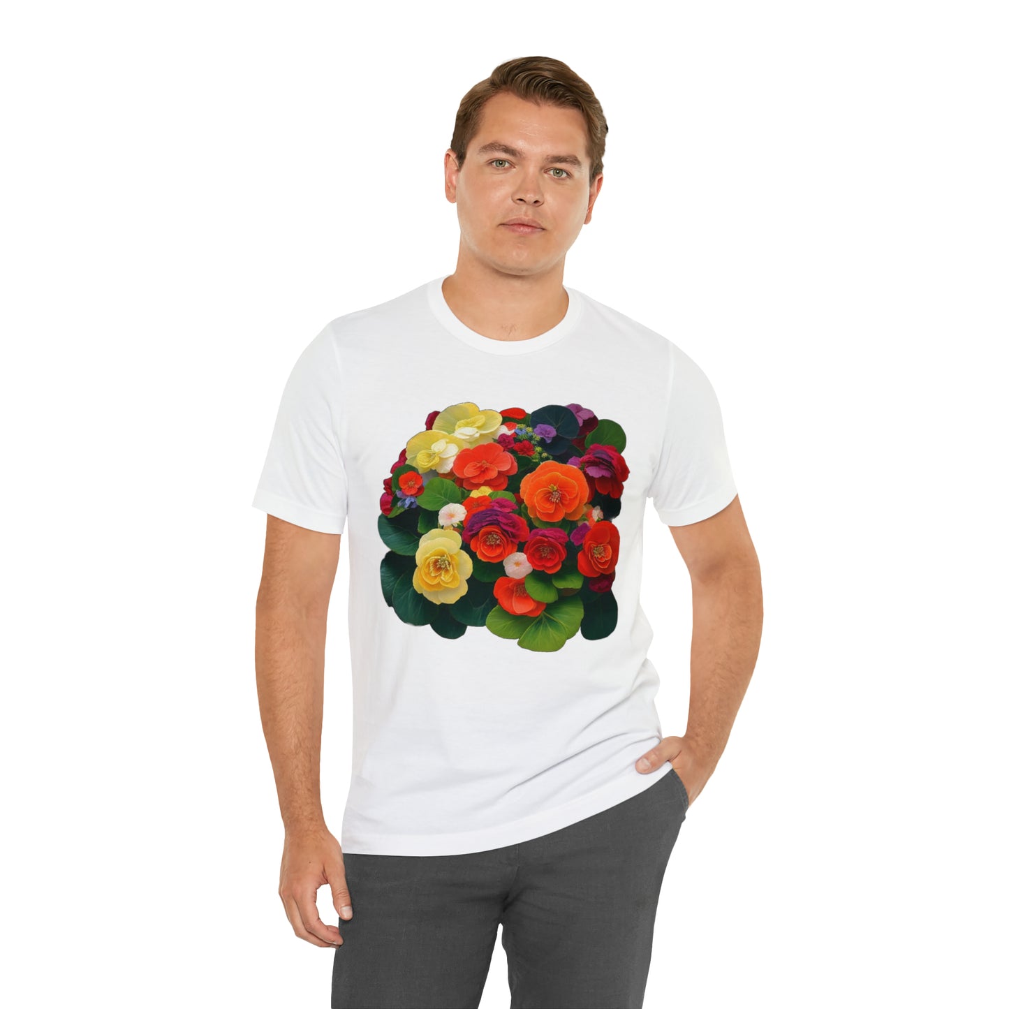 Begonia -- Unisex Jersey Short Sleeve Tee