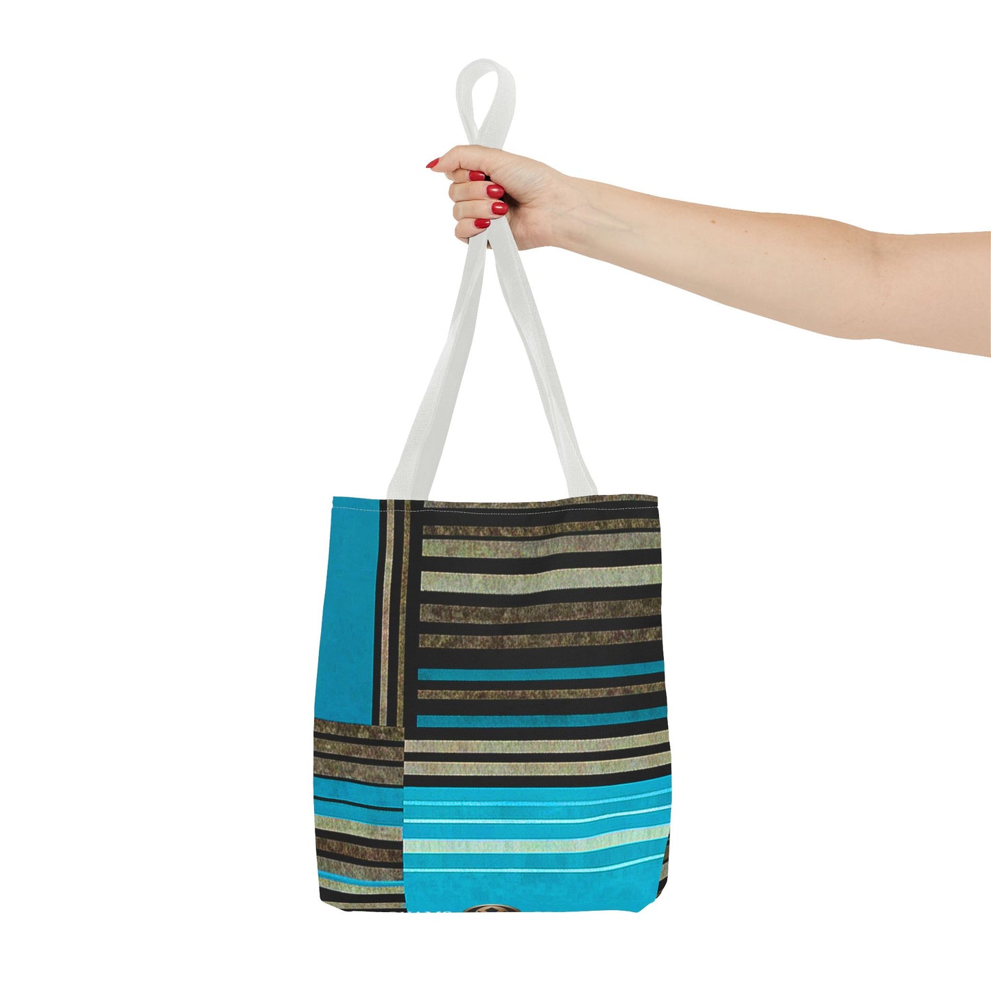 Madison Ave - Stylish Striped Tote Bag - Perfect for Work, Casual Outings & Everyday Use