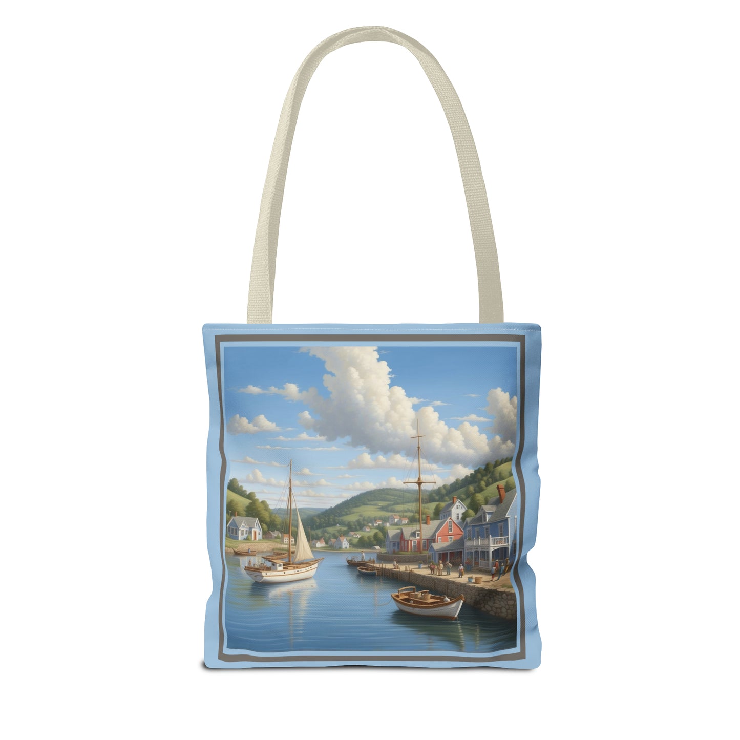 Coastal Village Tote Bag (AOP)