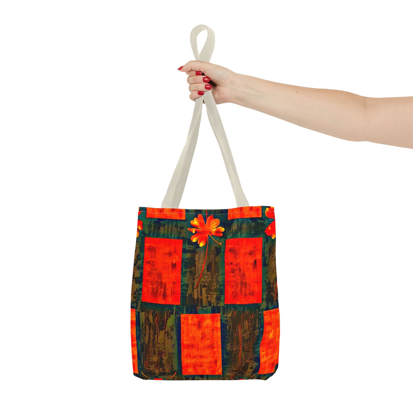 City Flower - Vibrant Floral Tote Bag - Colorful Art for Everyday Use