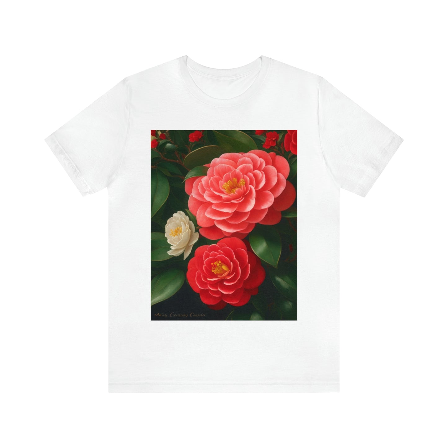 Camellia -- Unisex Jersey Short Sleeve Tee