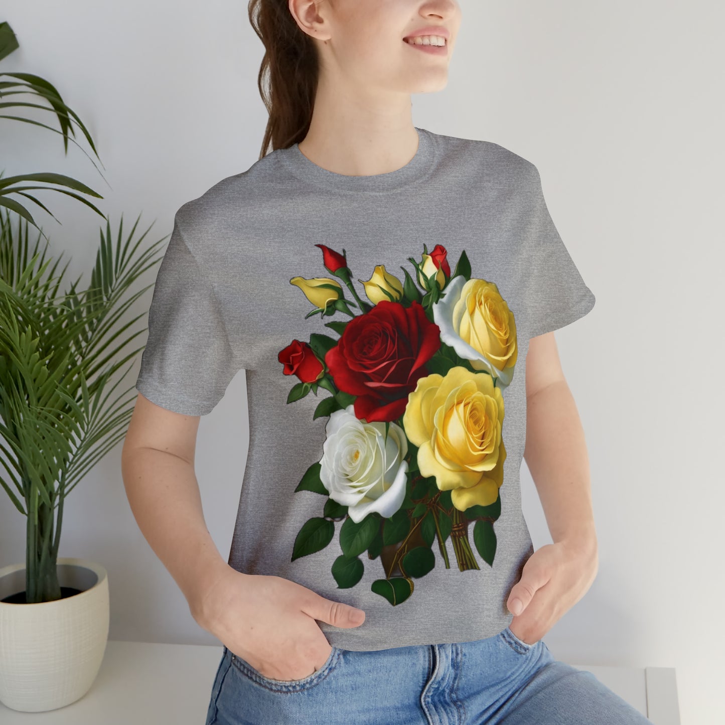 Roses -- Unisex Jersey Short Sleeve Tee