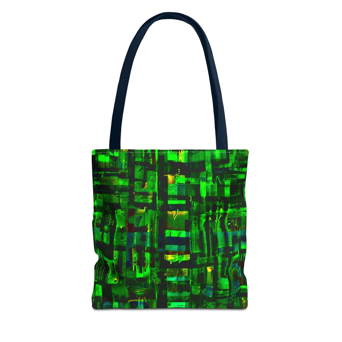 Mother Board - Vibrant Green Abstract Tote Bag - Stylish Eco-Friendly Carryall