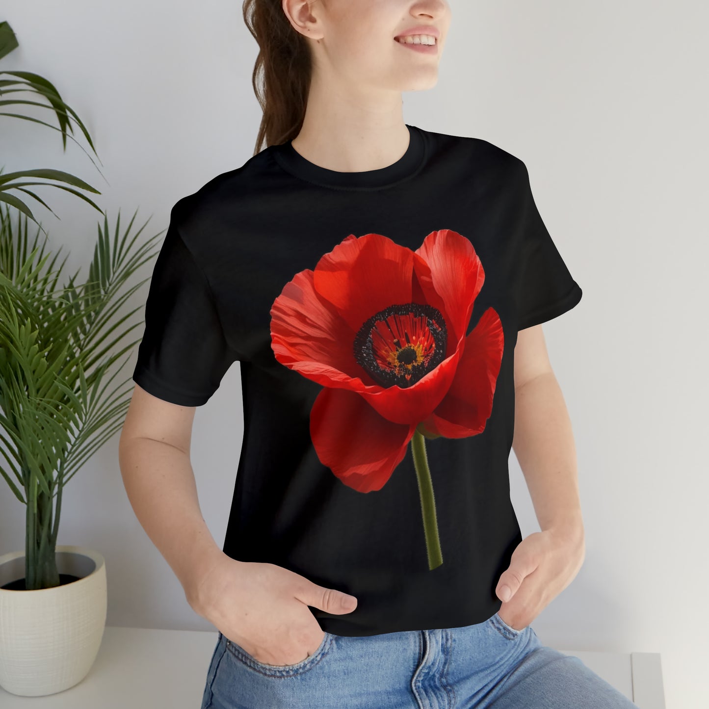 Poppy -- Unisex Jersey Short Sleeve Tee