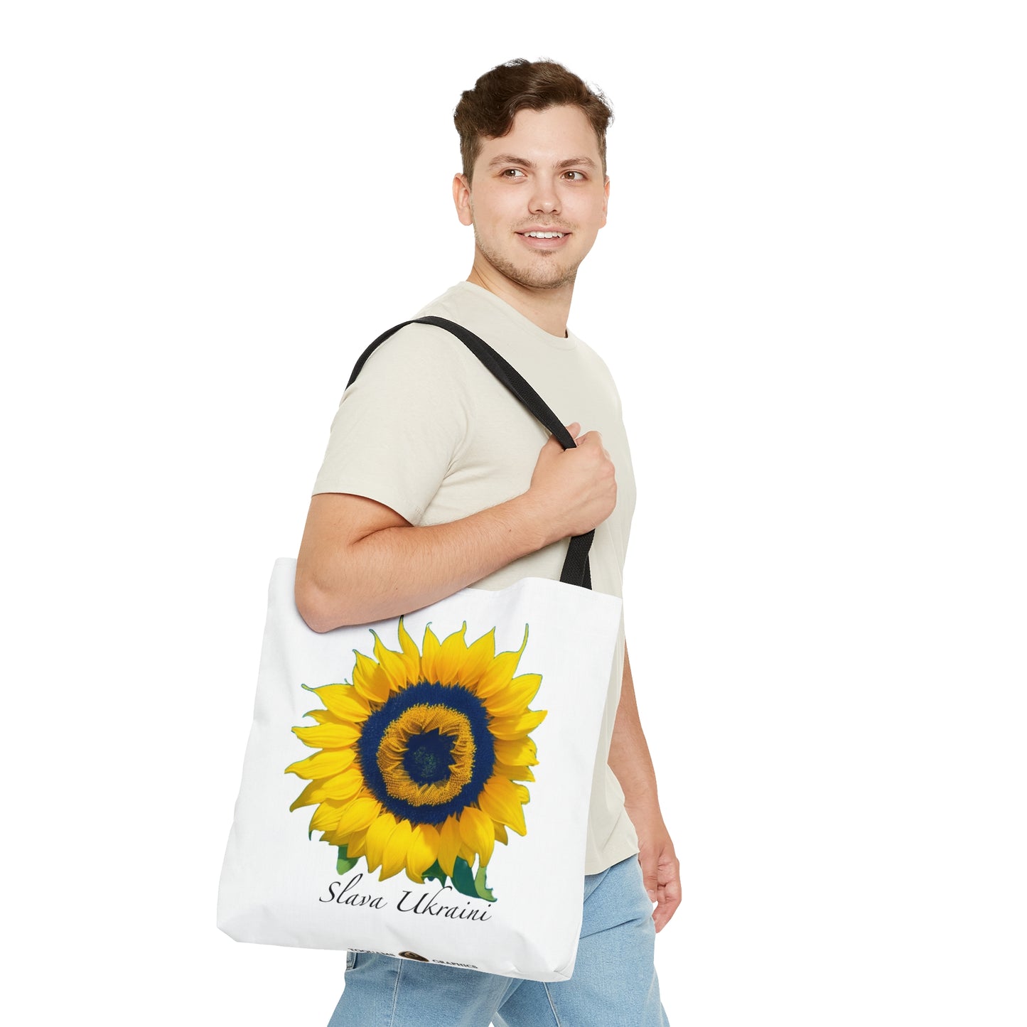 Slava Ukraini Sunflower Tote Bag (AOP)