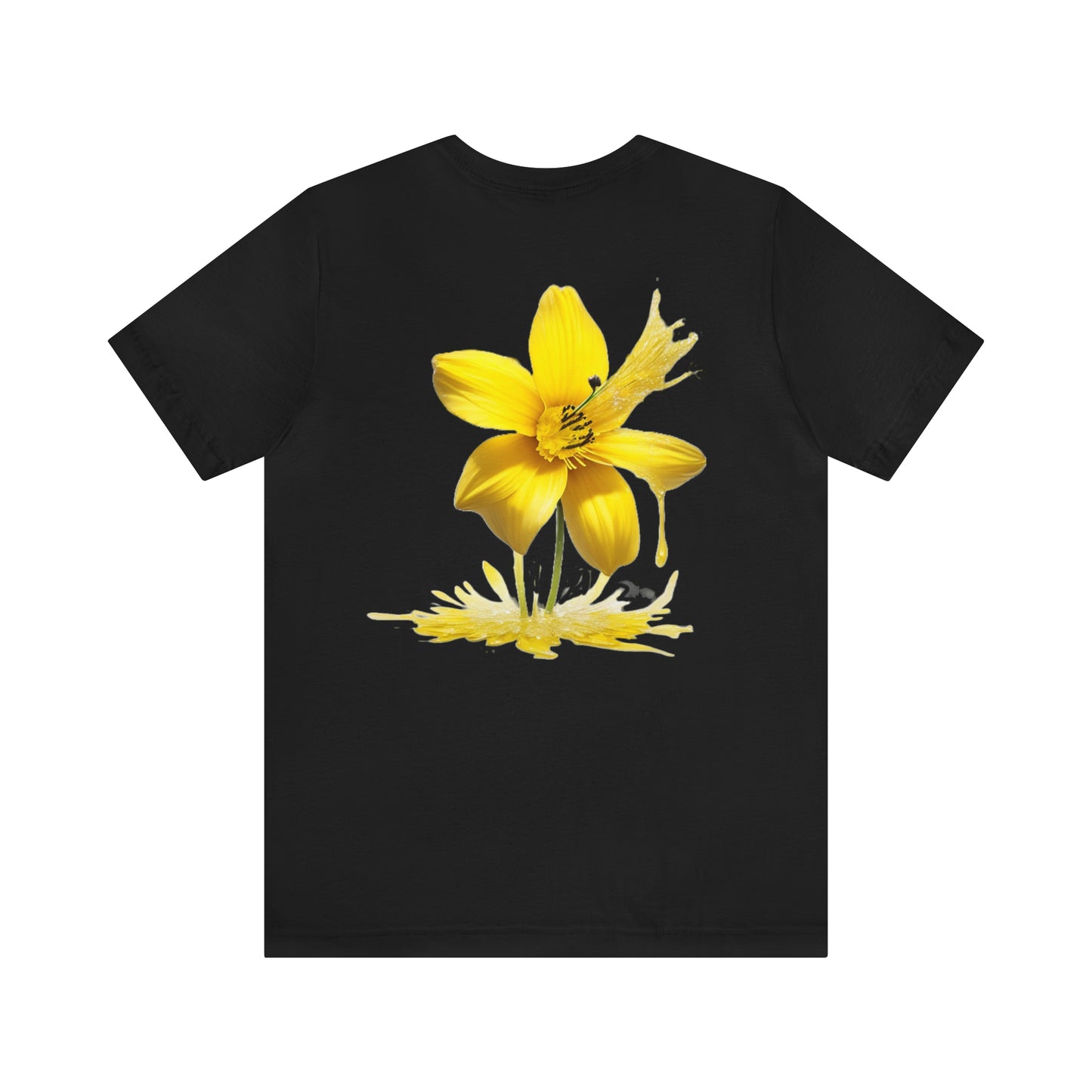 Daffodil (back) -- Unisex Jersey Short Sleeve Tee