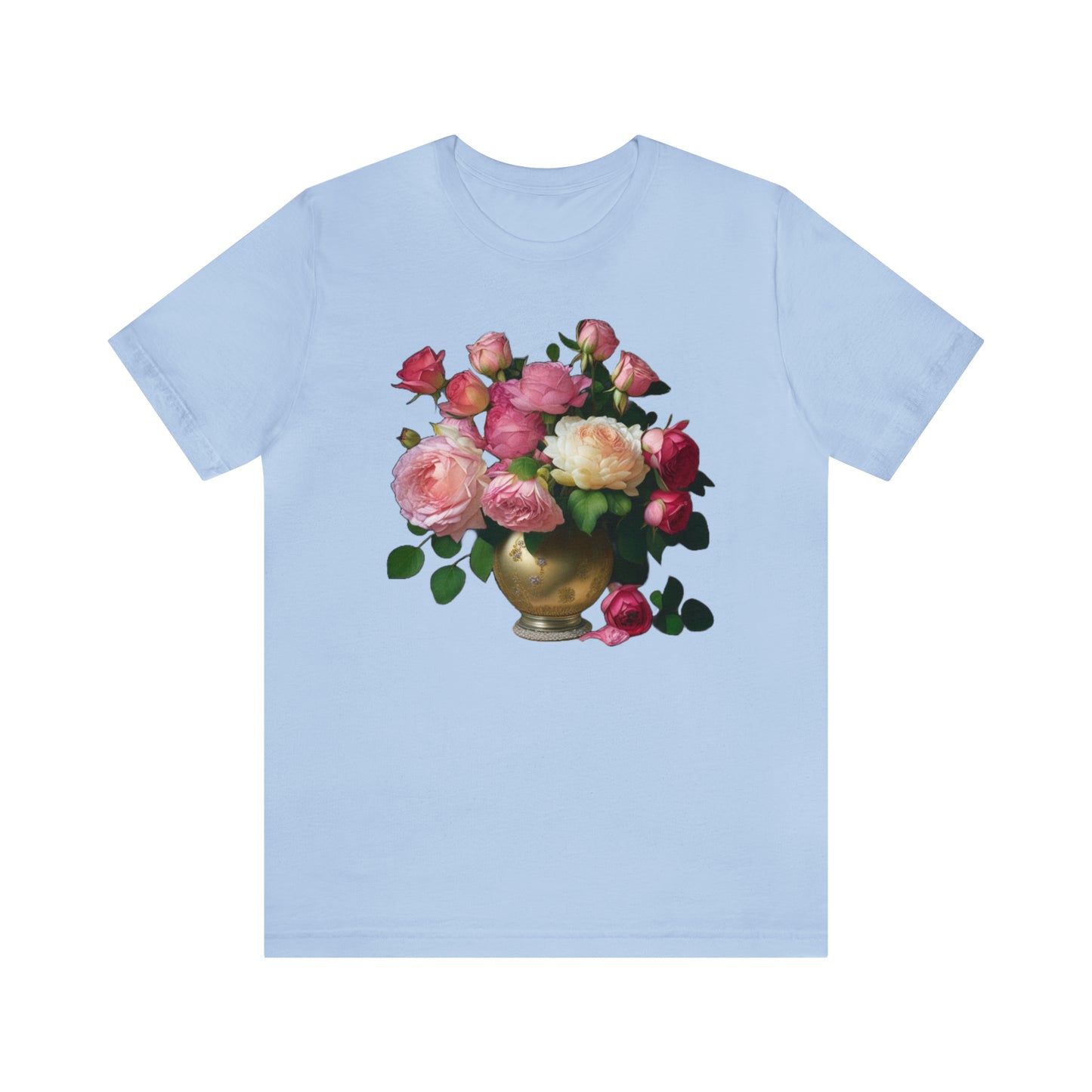 American Beauty Roses -- Unisex Jersey Short Sleeve Tee