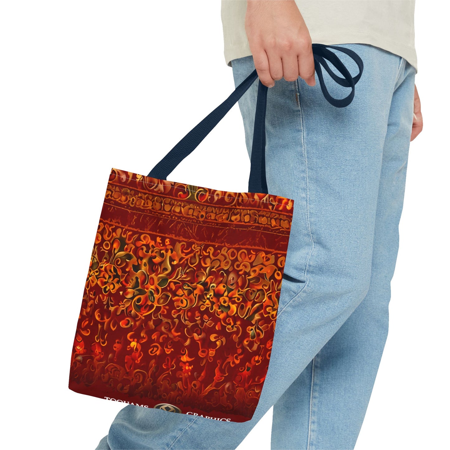 Corlu - Bohemian Floral Tote Bag - Vibrant and Stylish Carryall for Everyday Adventures