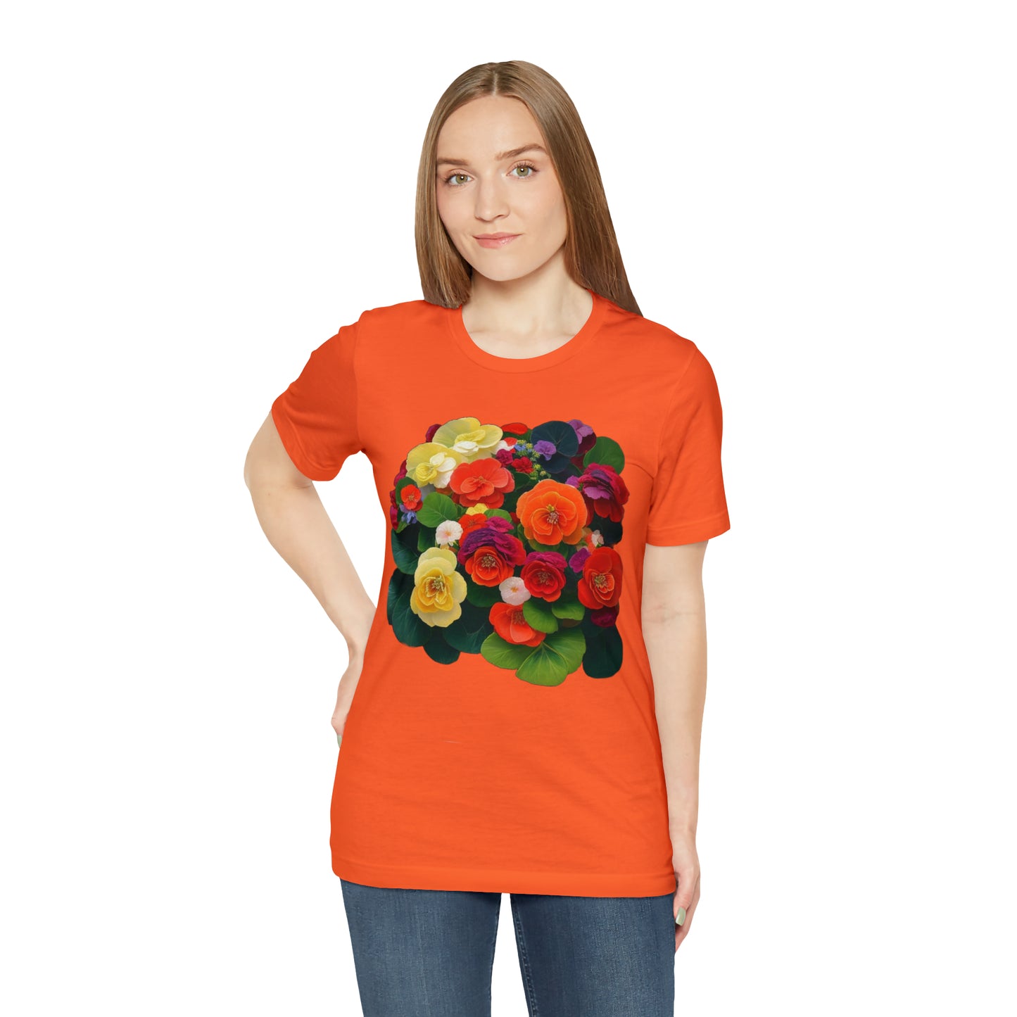 Begonia -- Unisex Jersey Short Sleeve Tee