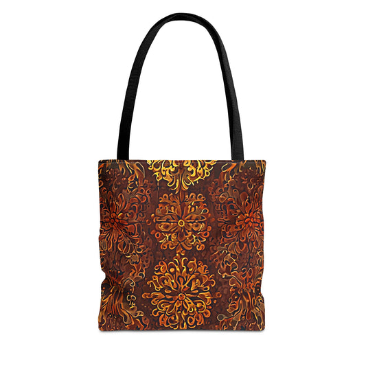 Château - Boho Floral Pattern Tote Bag - Stylish & Functional for Everyday Use