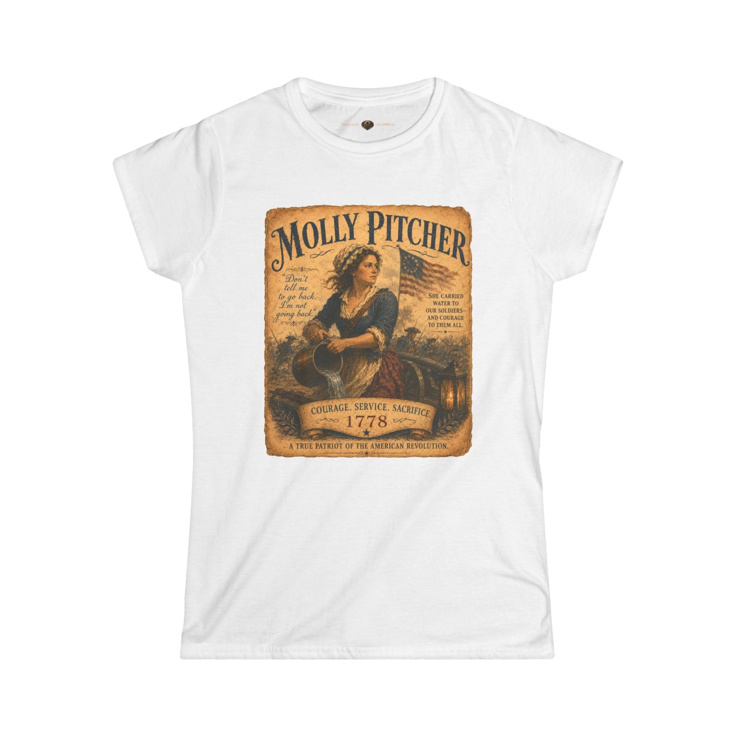 Molly Pitcher -- 'Remember the Ladies' — Revolutionary War T-Shirt
