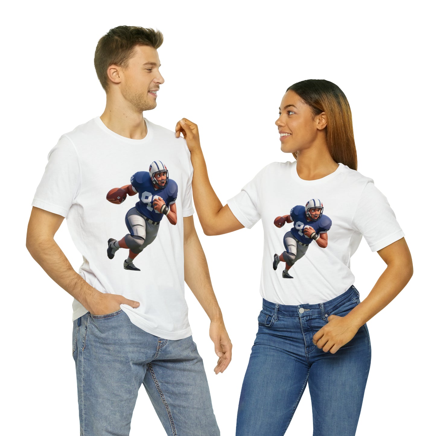 Football -- Unisex Jersey Short Sleeve Tee