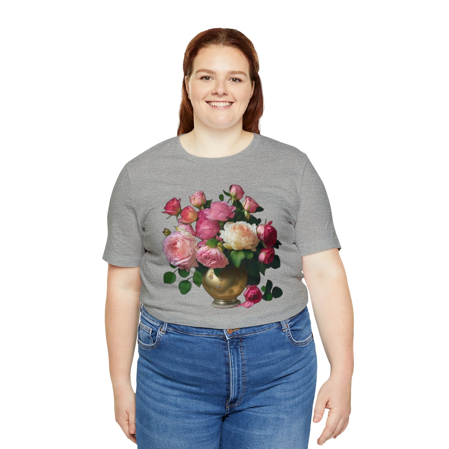 American Beauty Roses -- Unisex Jersey Short Sleeve Tee