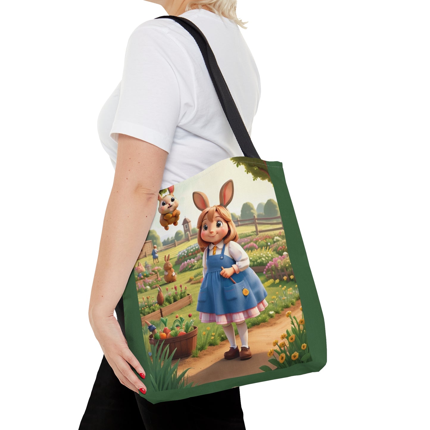 Turning into Rabbits Tote Bag (AOP)