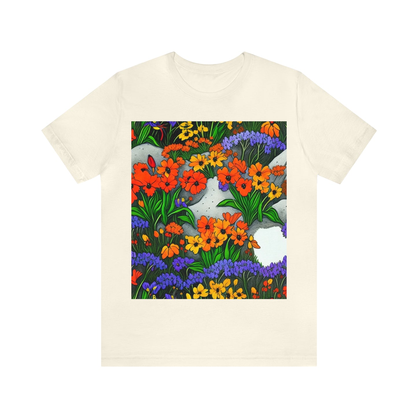 VT Wildflowers #9 -- Unisex Jersey Short Sleeve Tee