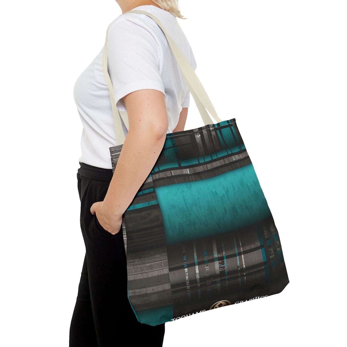 Modern Geometric Tote Bag - Stylish and Functional for Everyday Use