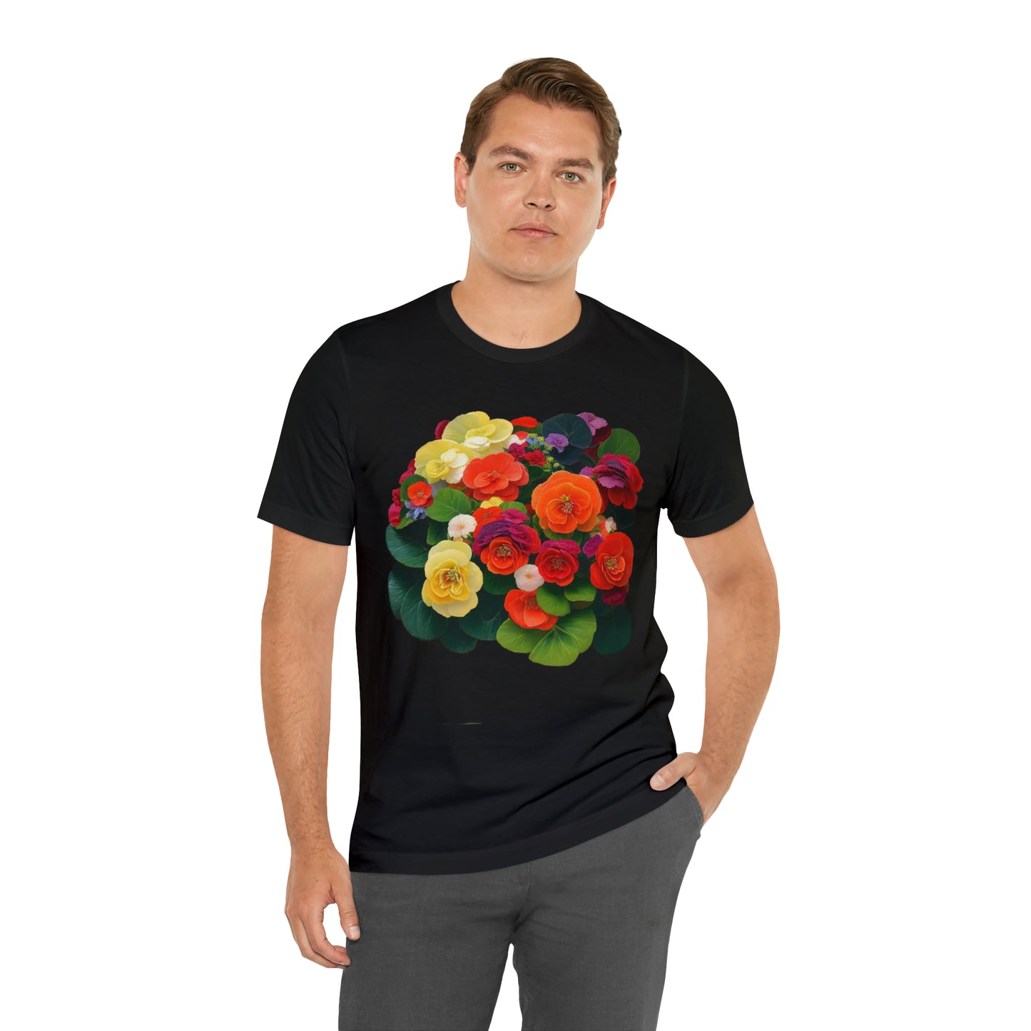 Begonia -- Unisex Jersey Short Sleeve Tee