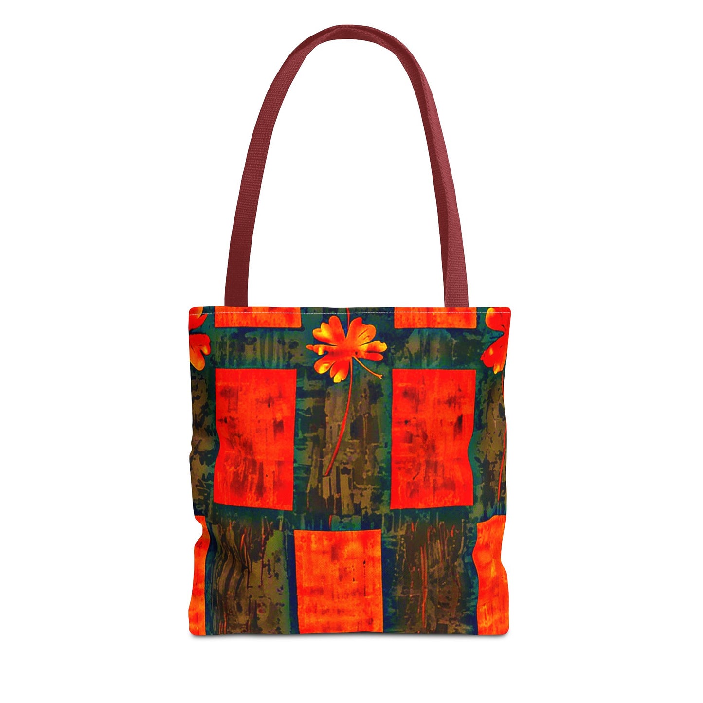 City Flower - Vibrant Floral Tote Bag - Colorful Art for Everyday Use