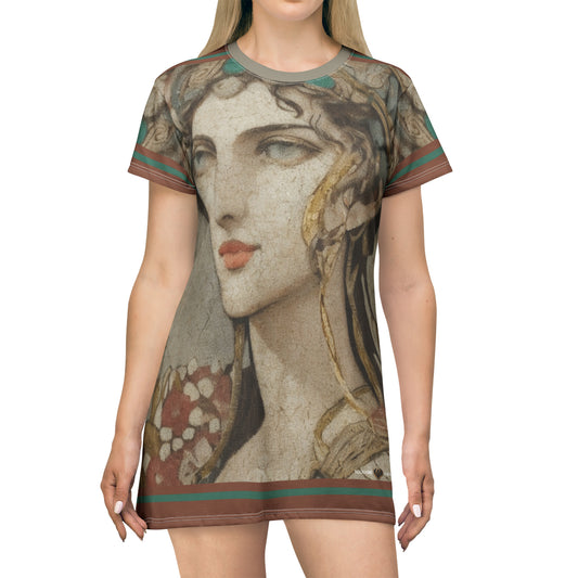 Pompeii -- T-Shirt Dress (AOP)