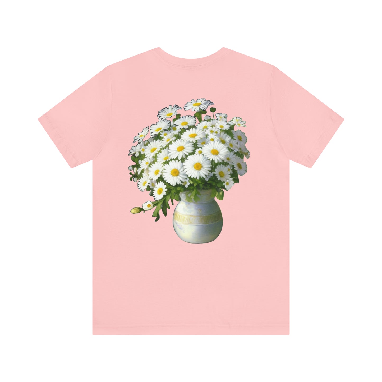 Daisies (back) -- Unisex Jersey Short Sleeve Tee