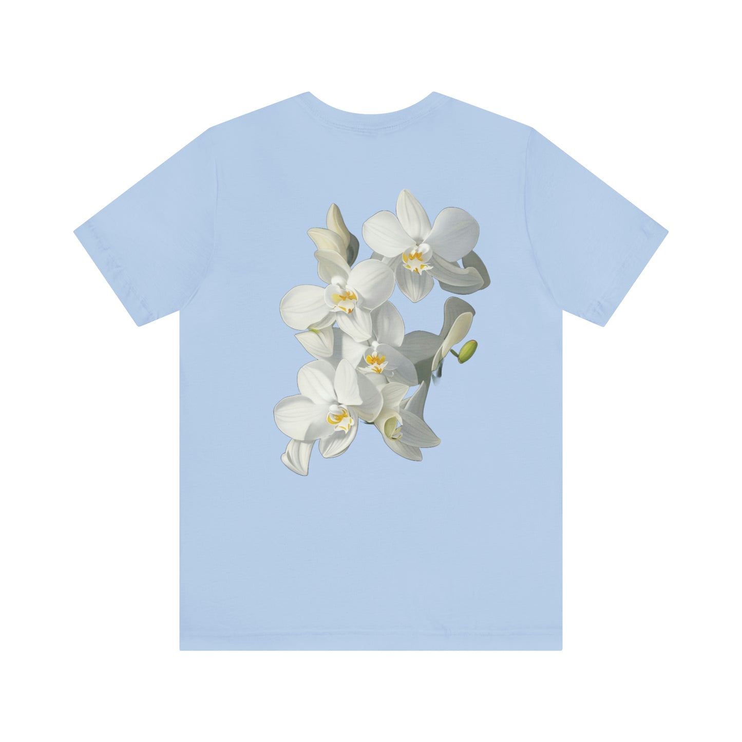 Orchid (back) -- Unisex Jersey Short Sleeve Tee