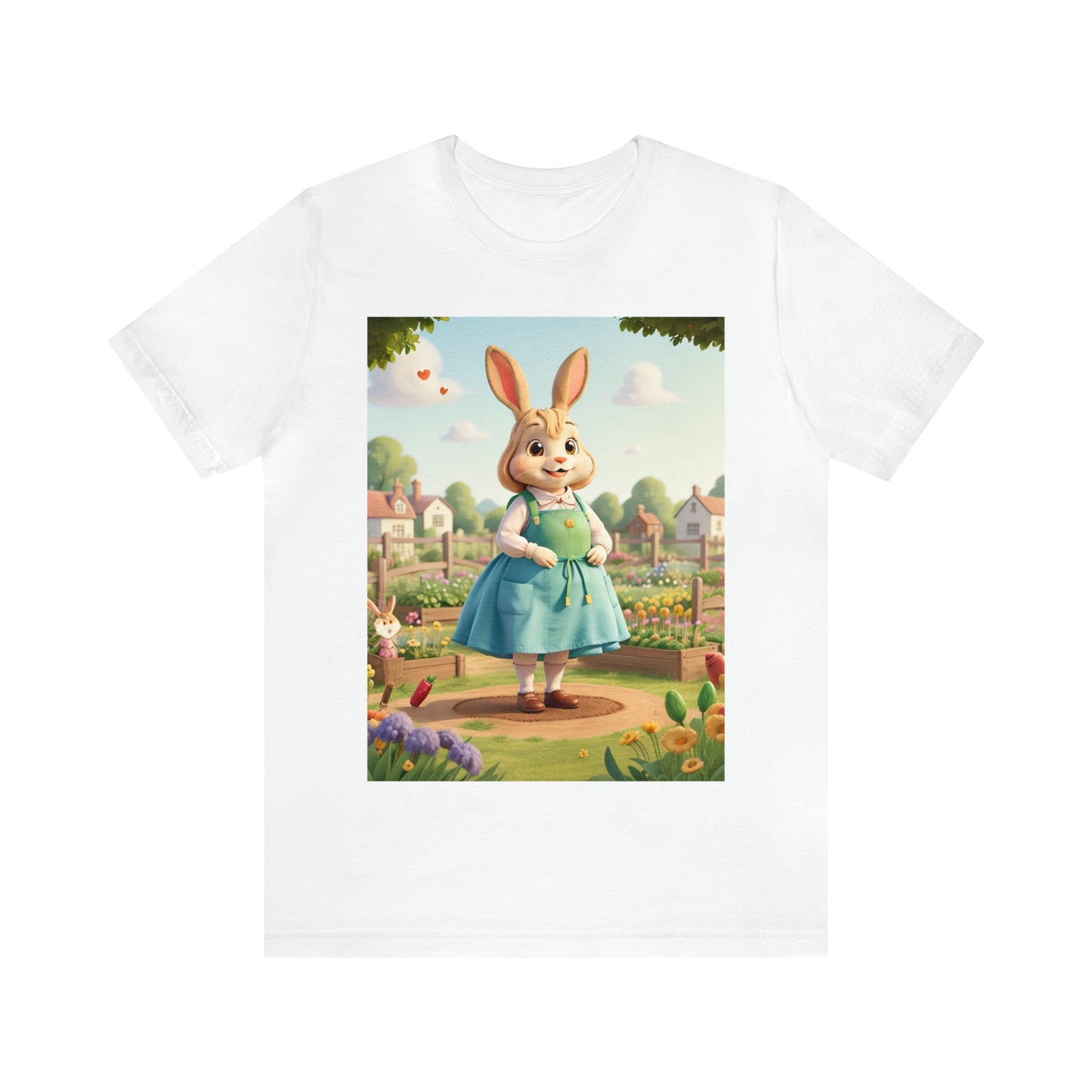 Rabbit Gardener -- Unisex Jersey Short Sleeve Tee