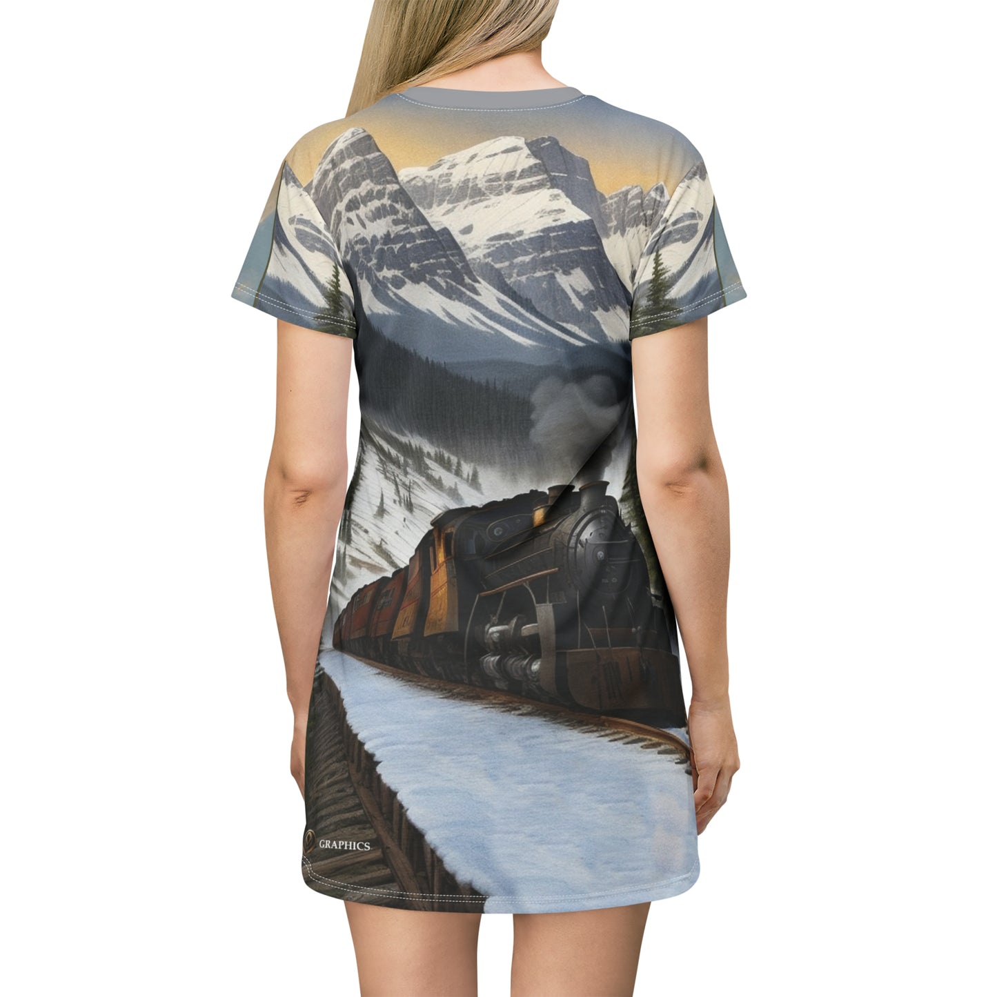 Going West -- T-Shirt Dress (AOP)