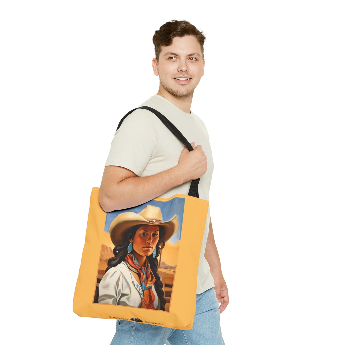 Cowgirl/boy Tote Bag (AOP)