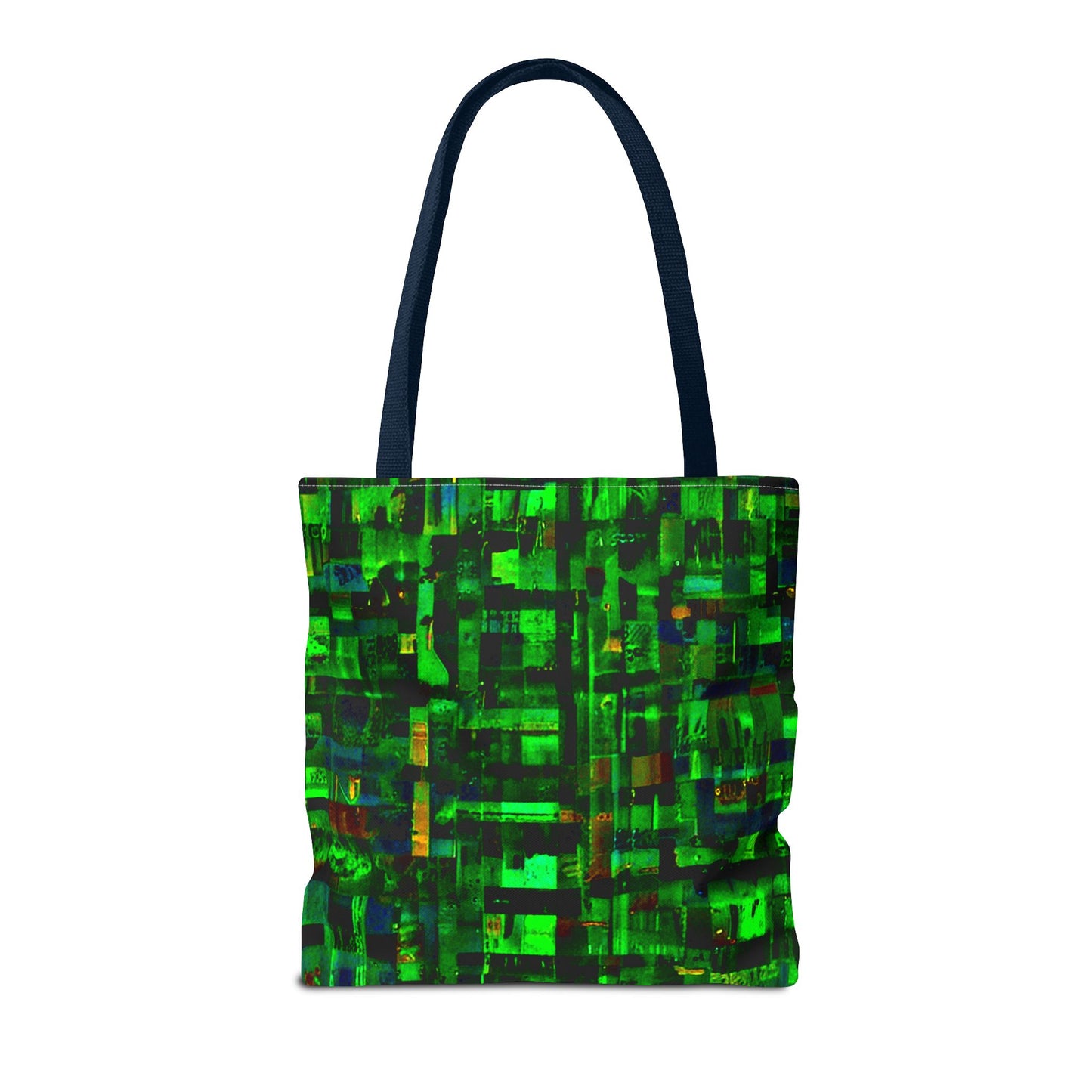 Mother Board - Vibrant Green Abstract Tote Bag - Stylish Eco-Friendly Carryall