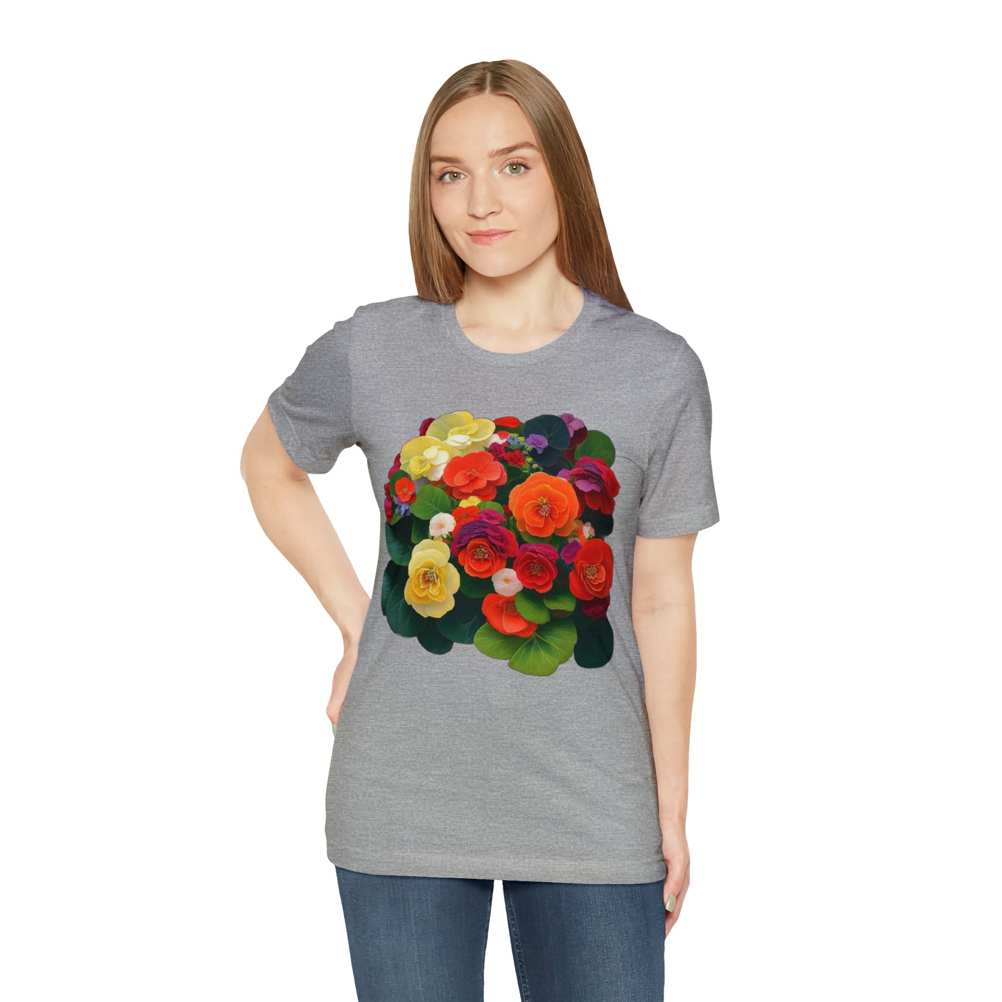 Begonia -- Unisex Jersey Short Sleeve Tee