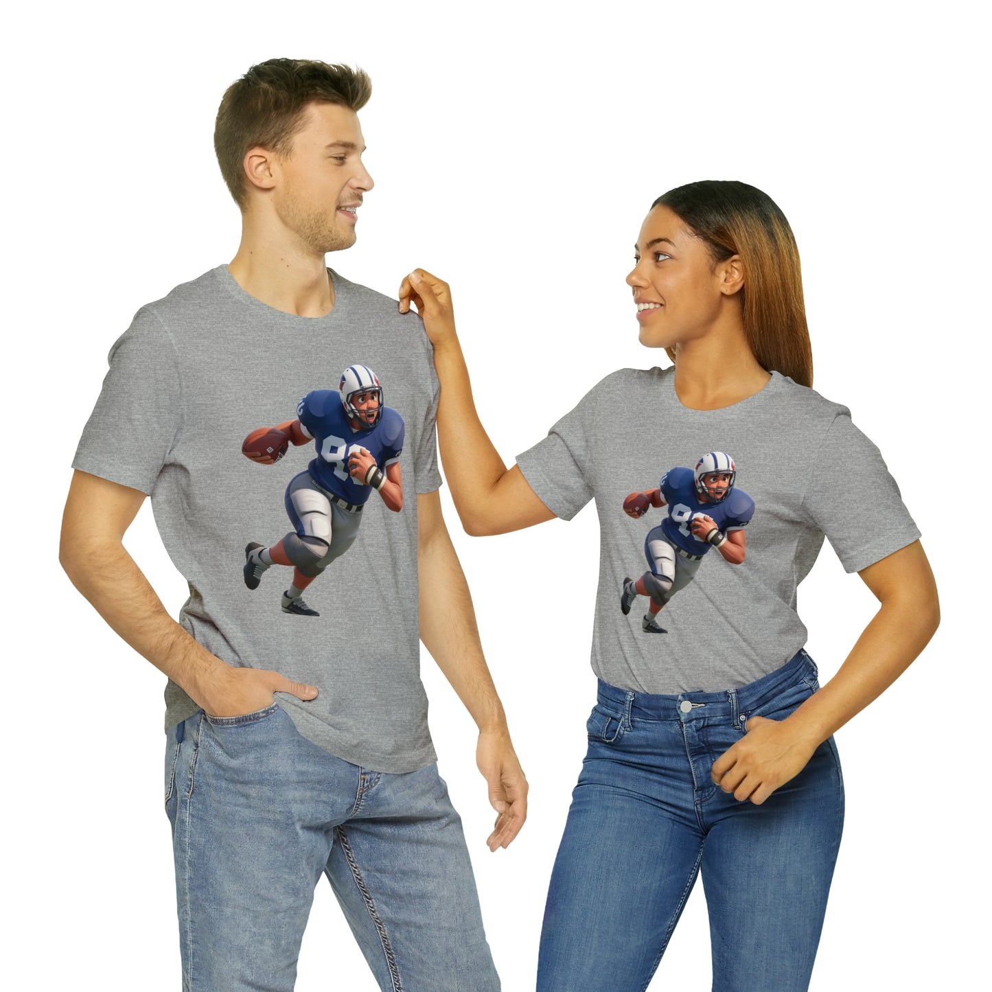 Football -- Unisex Jersey Short Sleeve Tee