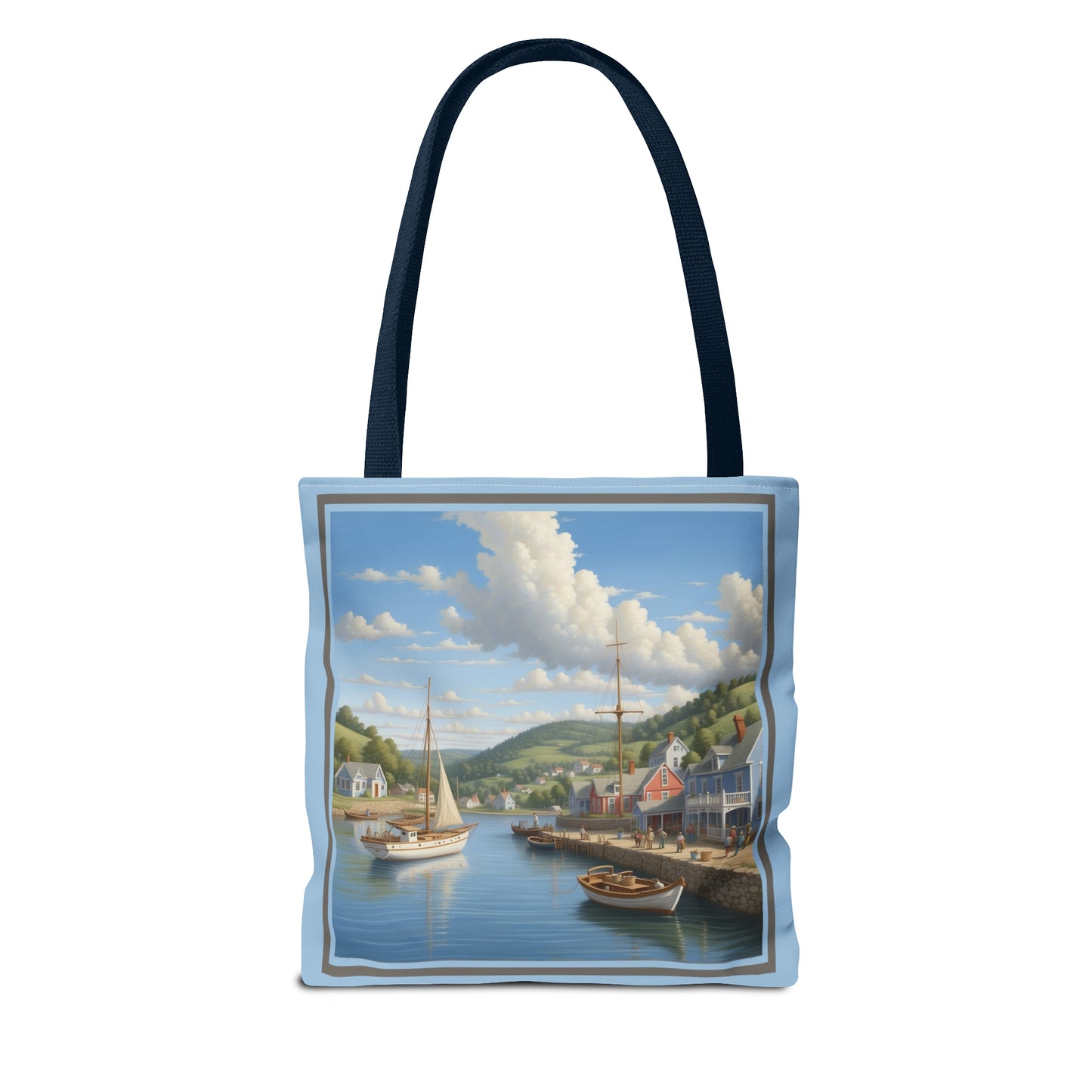 Coastal Village Tote Bag (AOP)