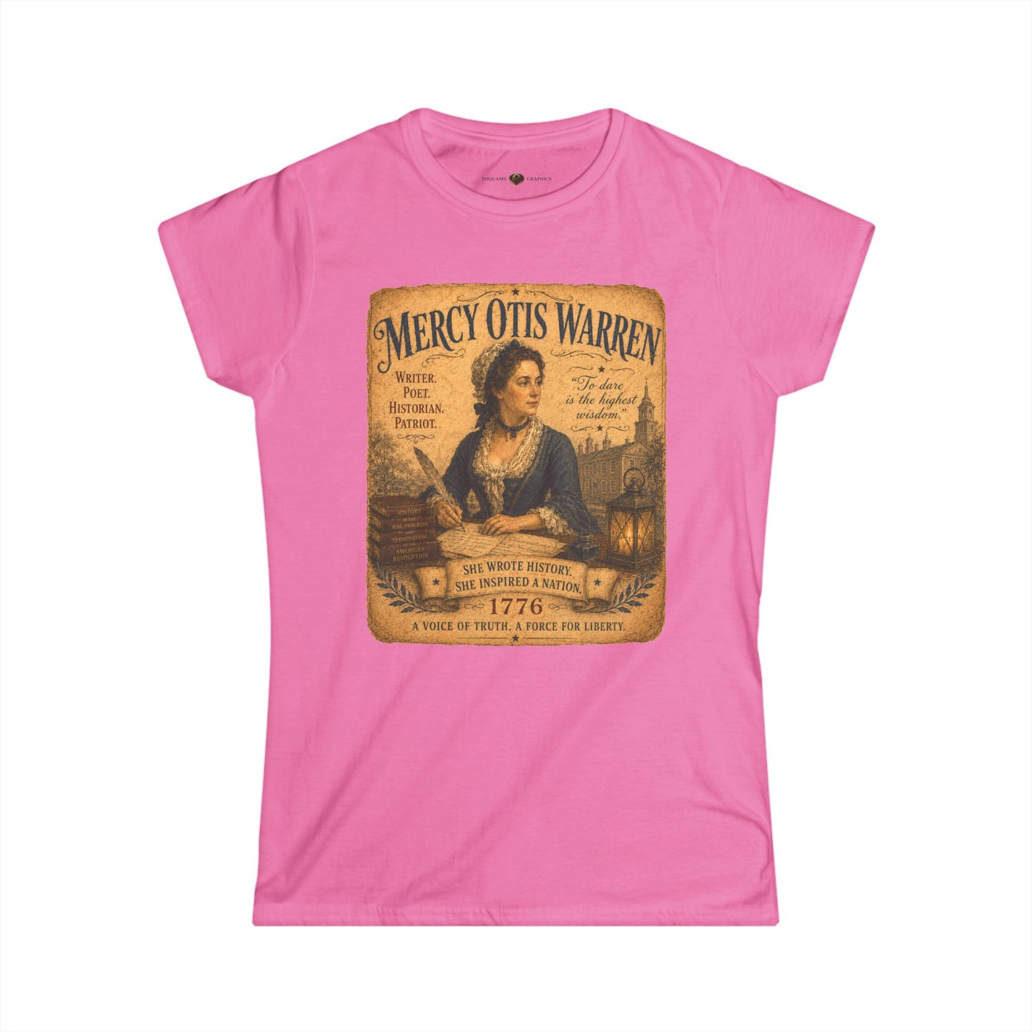 Mercy Otis Warren -- Remember the Ladies 1776 — American Revolution Women T‑Shirt