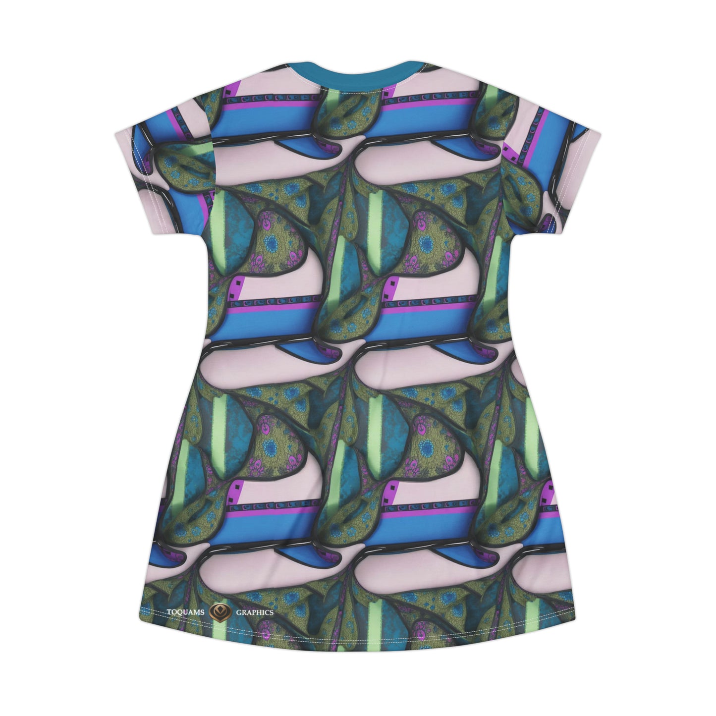 Steppin' Out -- T-Shirt Dress (AOP)