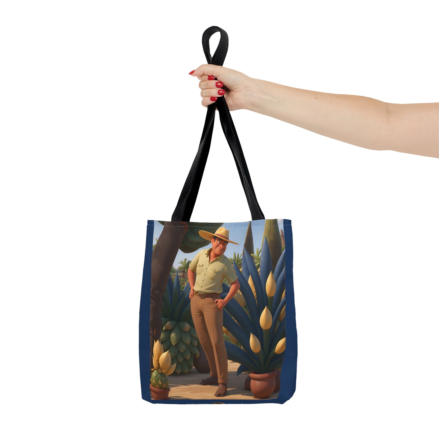 Blue Agave Tote Bag (AOP)