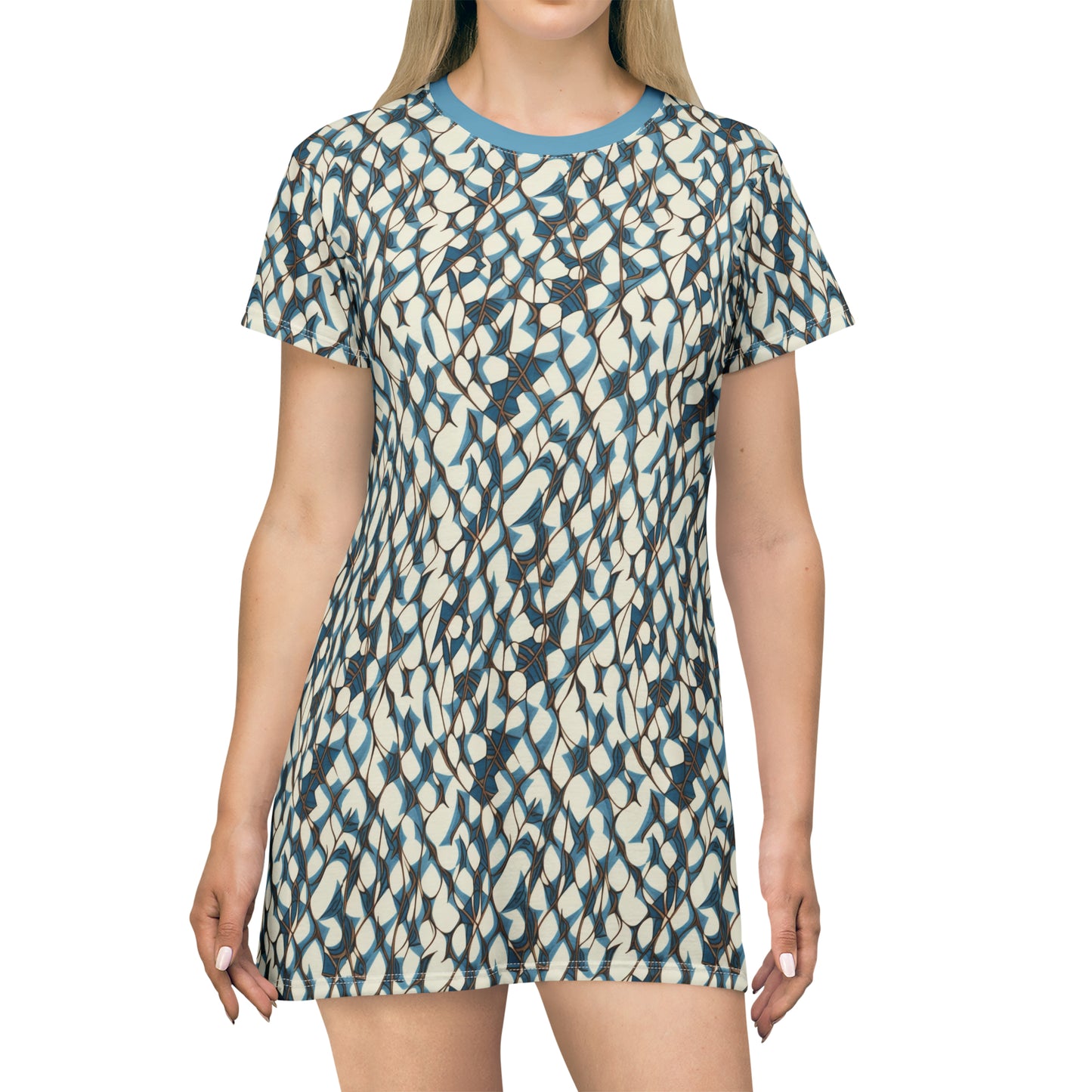 Soft as . . . -- T-Shirt Dress (AOP)