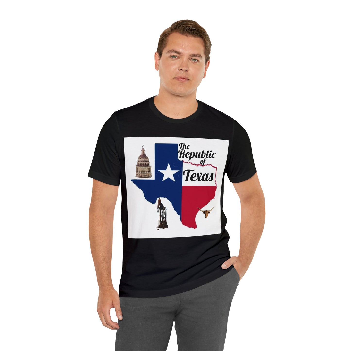 Rebublic of Texas -- Unisex Jersey Short Sleeve Tee