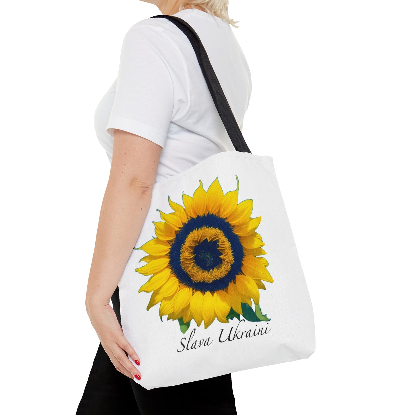 Slava Ukraini Sunflower Tote Bag (AOP)