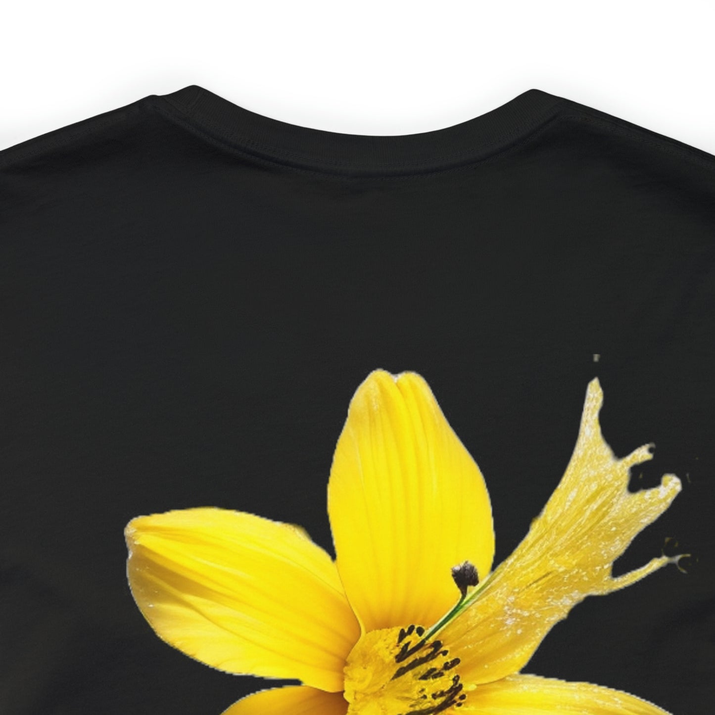 Daffodil (back) -- Unisex Jersey Short Sleeve Tee