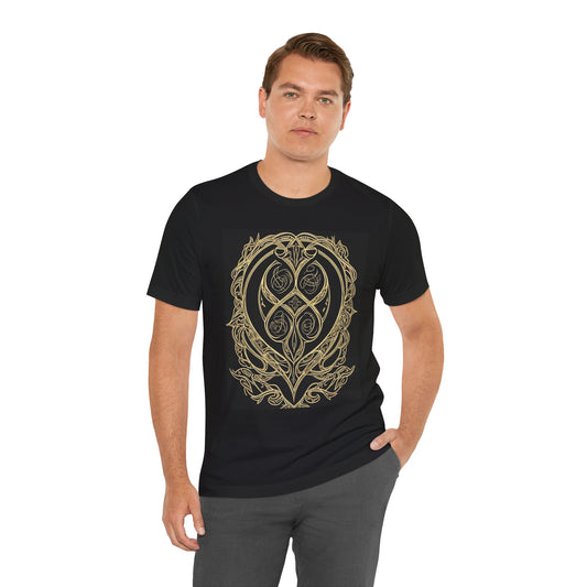 Vintage Scroll Unisex Tee - Old School Scrolling Design