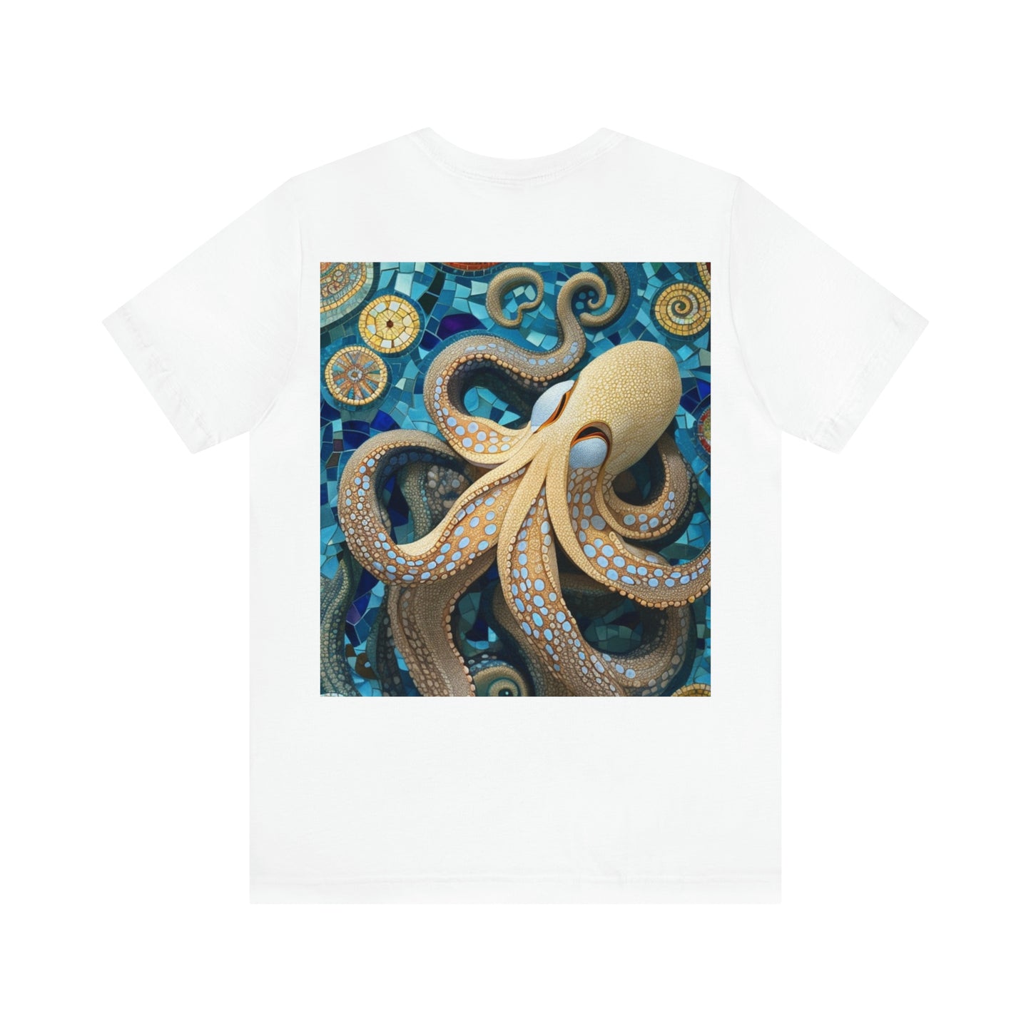 Octopus (Back) -- Unisex Jersey Short Sleeve Tee