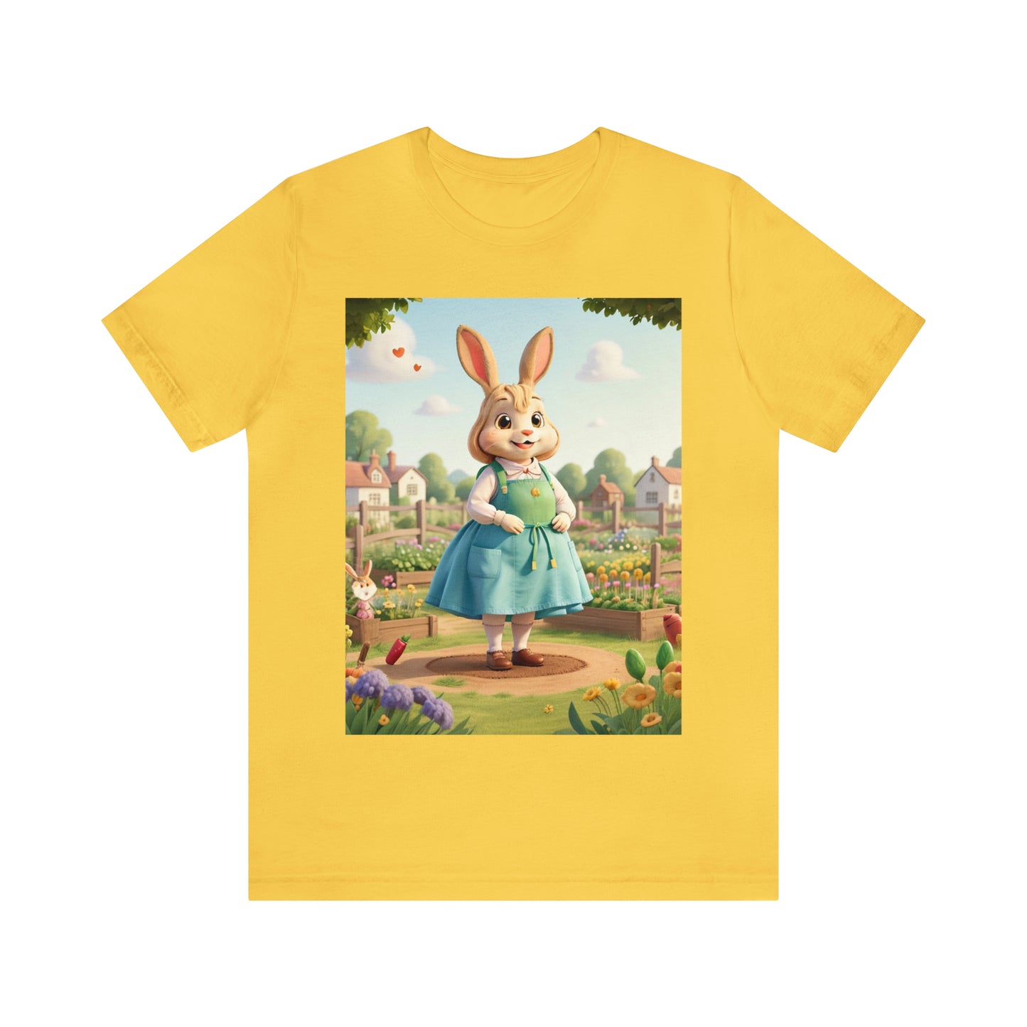 Rabbit Gardener -- Unisex Jersey Short Sleeve Tee