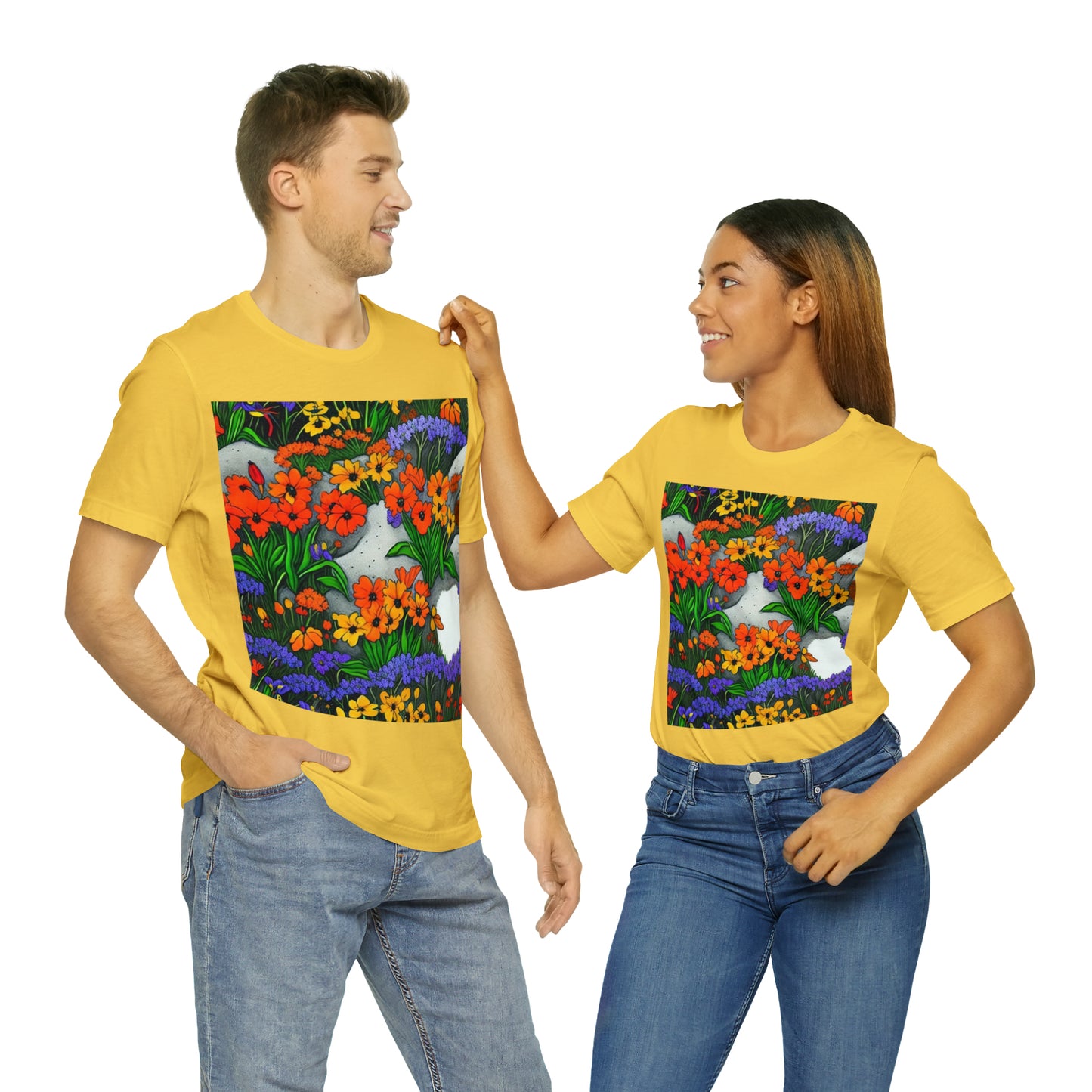 VT Wildflowers #9 -- Unisex Jersey Short Sleeve Tee