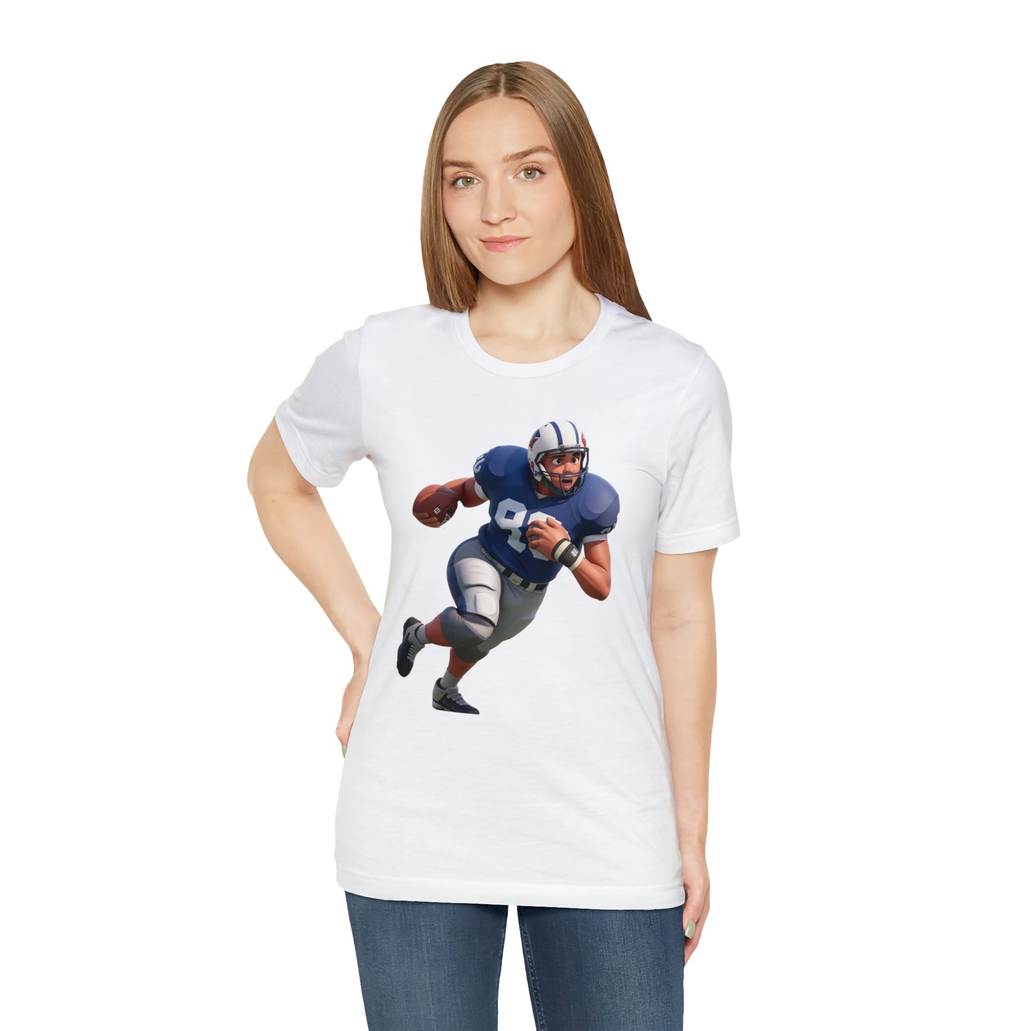 Football -- Unisex Jersey Short Sleeve Tee