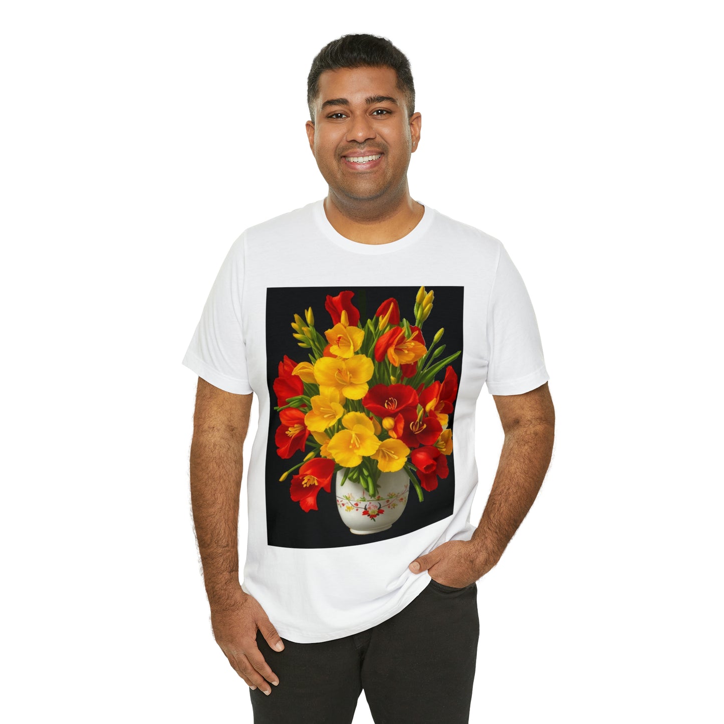 Freesia -- Unisex Jersey Short Sleeve Tee