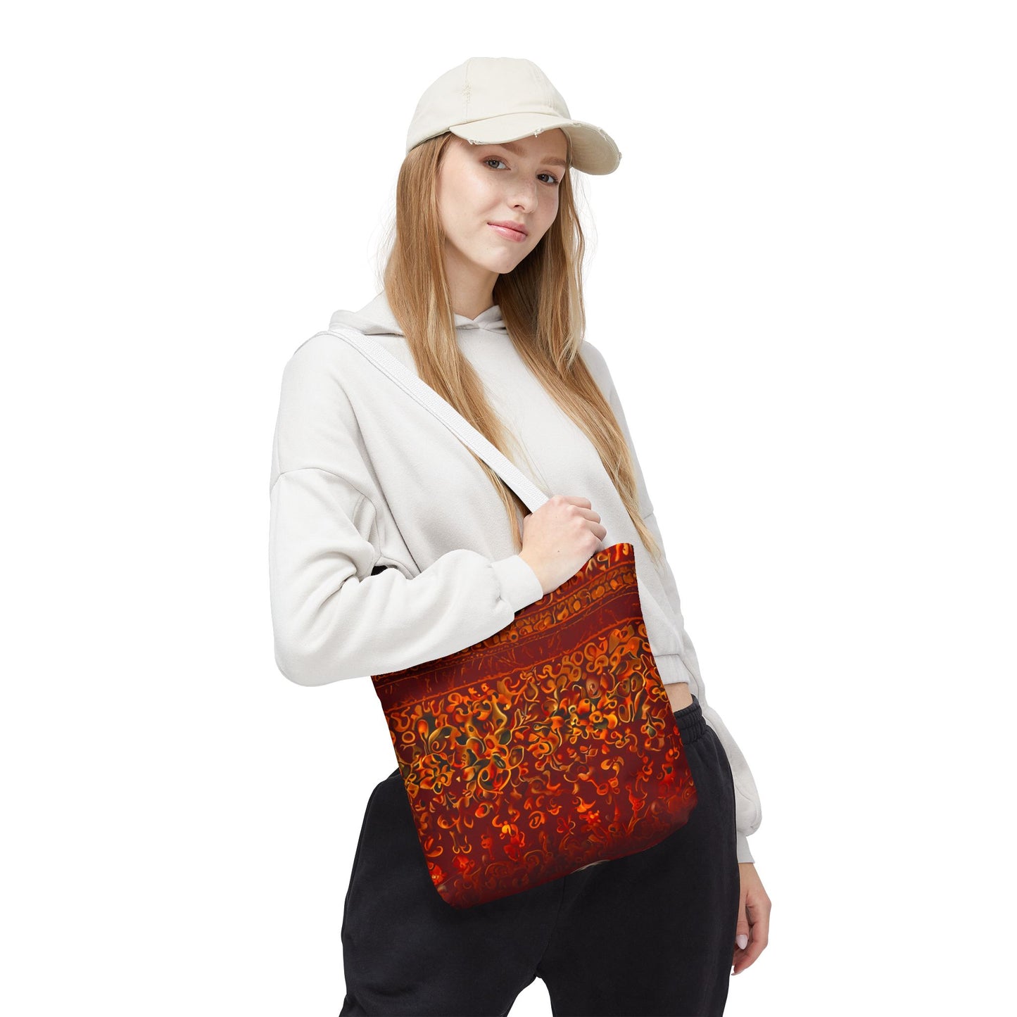 Corlu - Bohemian Floral Tote Bag - Vibrant and Stylish Carryall for Everyday Adventures