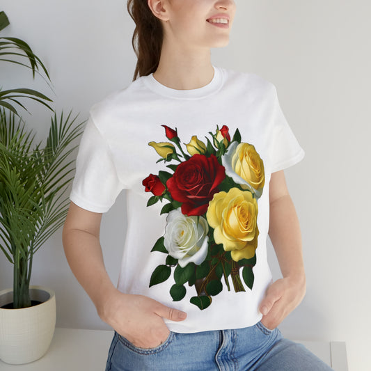 Roses -- Unisex Jersey Short Sleeve Tee