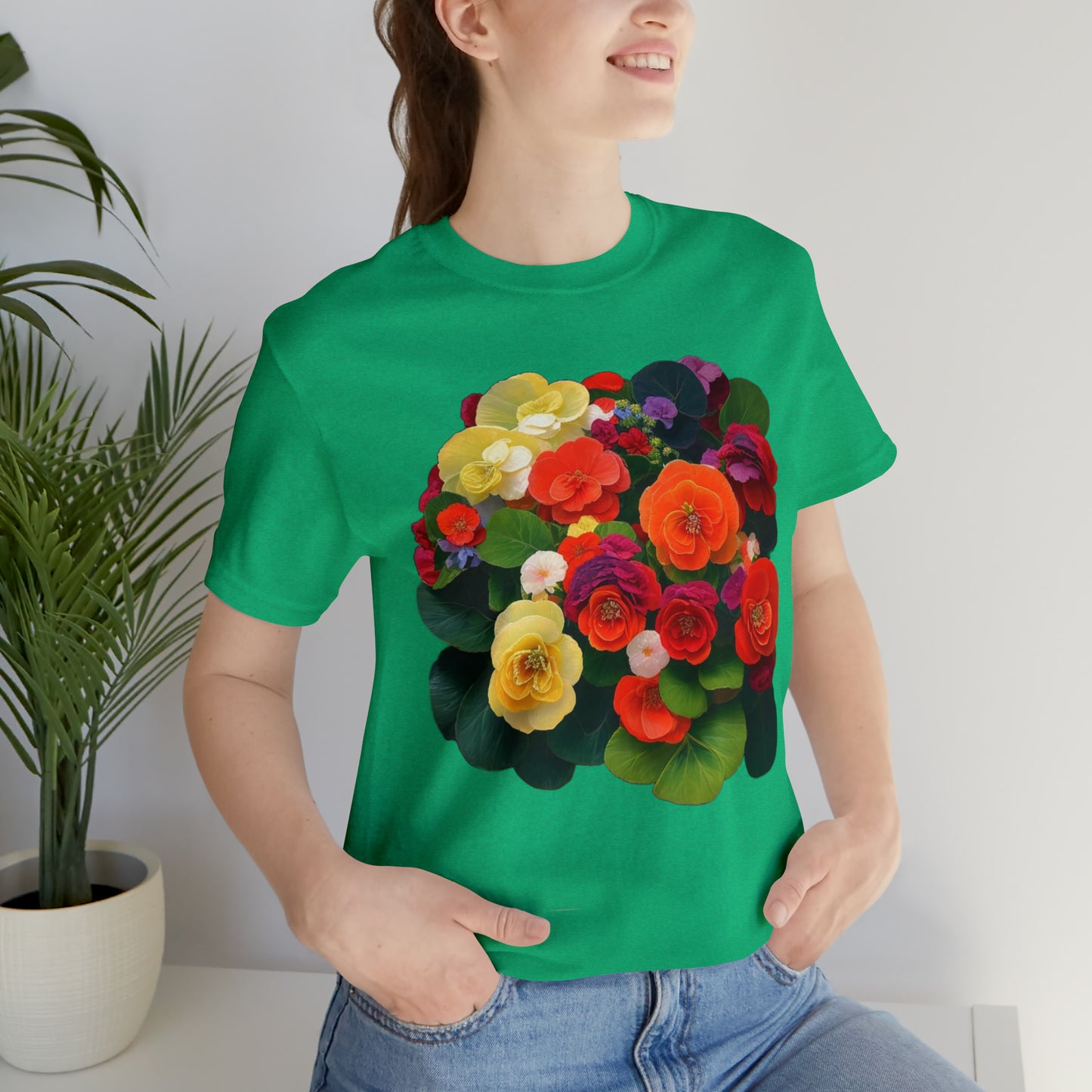 Begonia -- Unisex Jersey Short Sleeve Tee