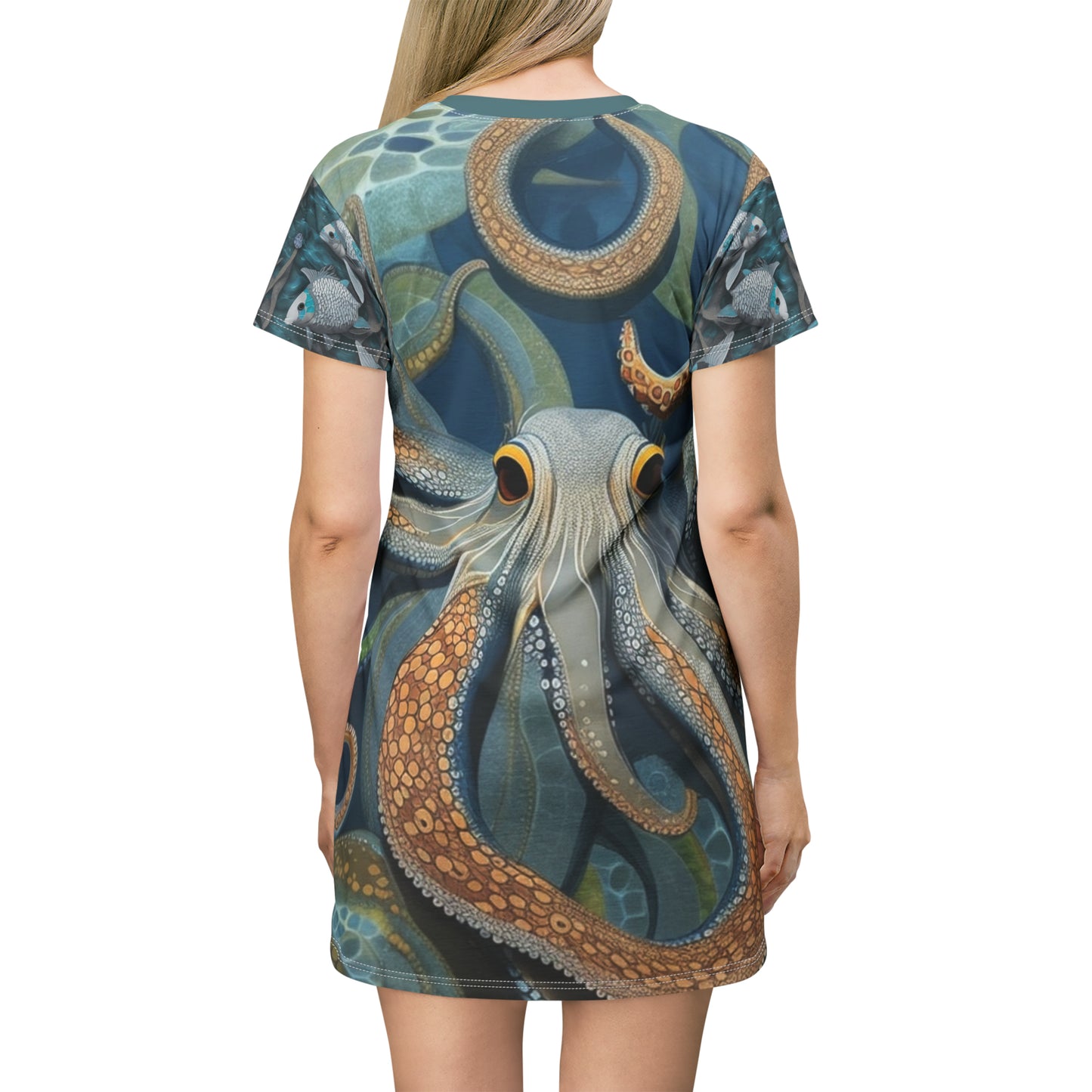 Sea Life -- T-Shirt Dress (AOP)